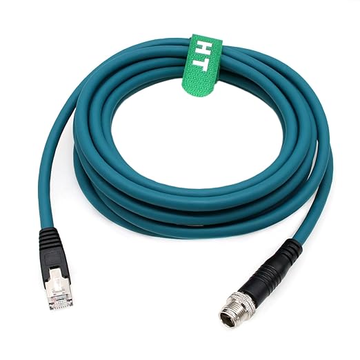 Ethernet Cable 8 Pin X-Coded M12 RJ45