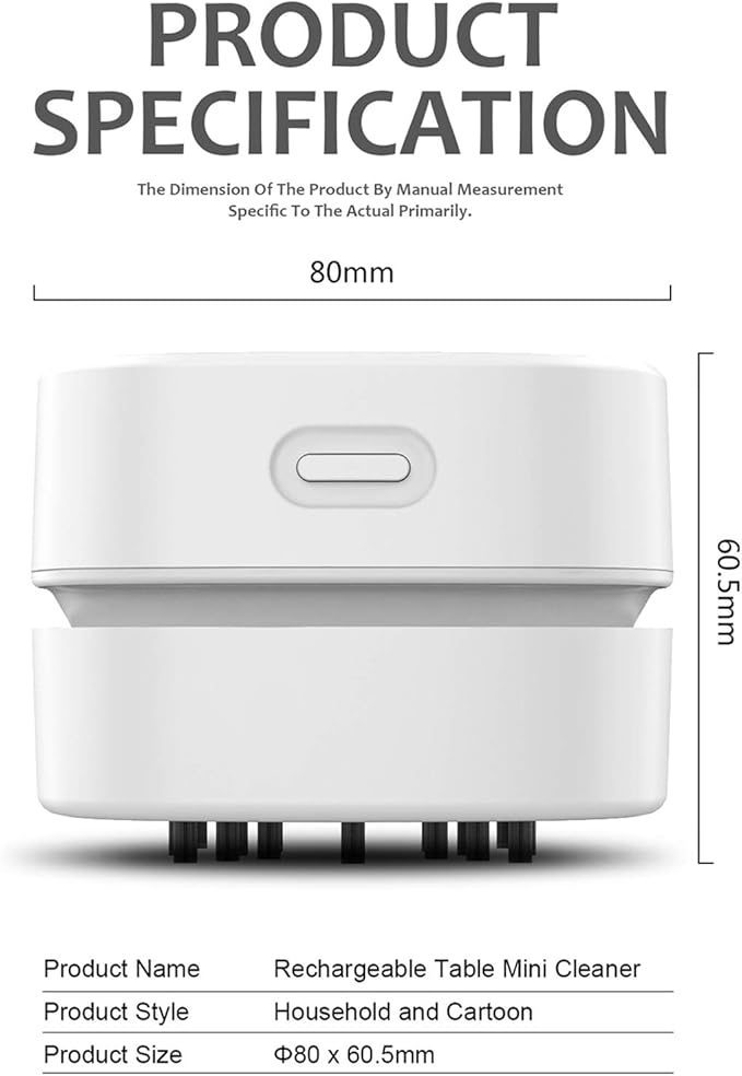 ODISTAR Counter Vacuum Cleaner, Mini Table dust Sweeper Energy