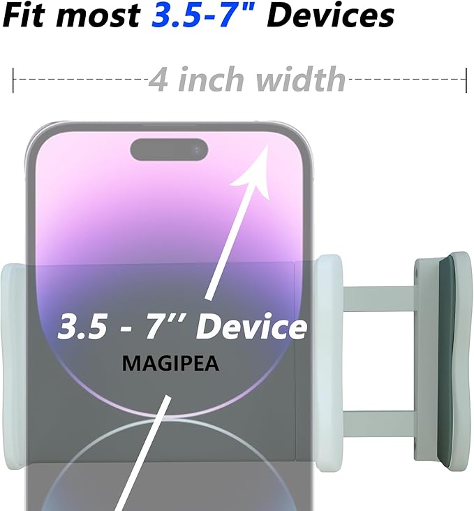 MAGIPEA Cell Phone Clip Bed Stand Holder,