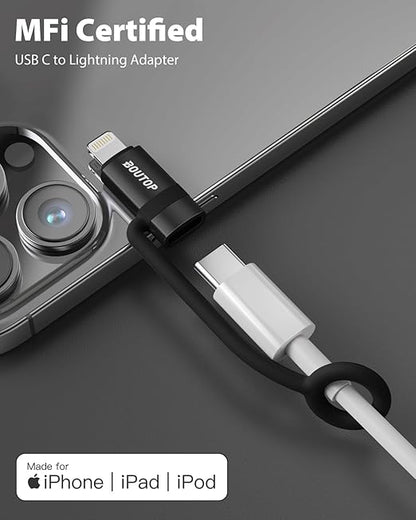 36W USB C to Lightning Cable Adapter, Support Data Sync/PD Fast Charging