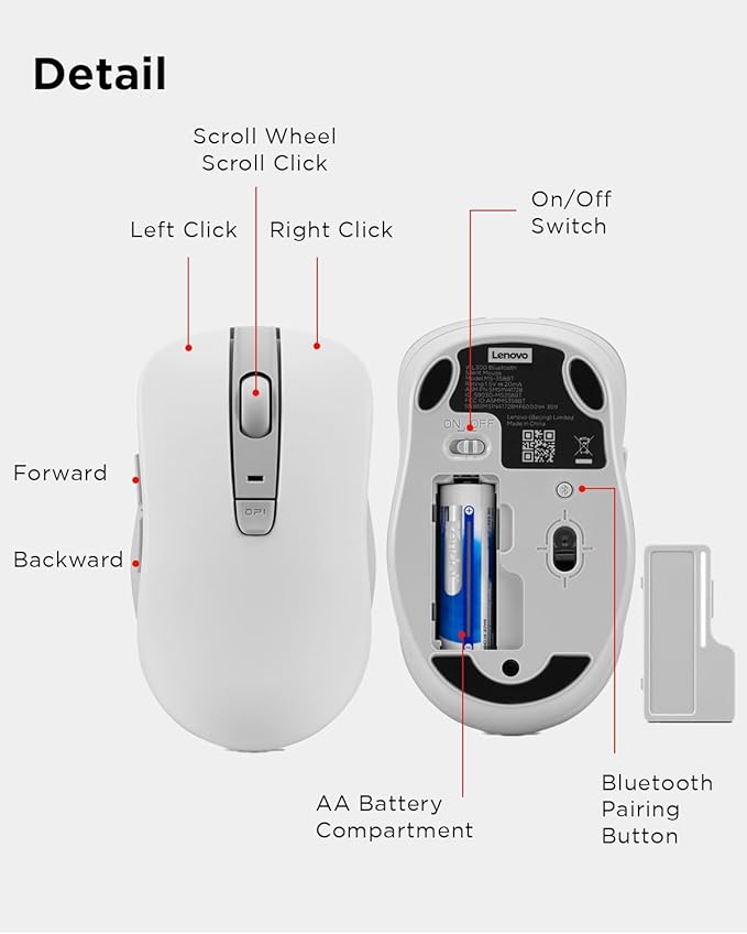 Lenovo Bluetooth Silent Mouse