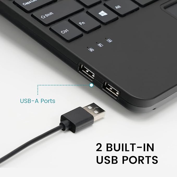 Perixx PERIBOARD-525 US, Wired Mini USB Keyboard
