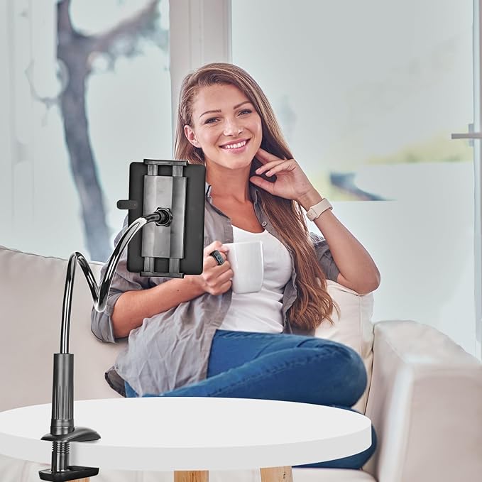 Gooseneck Tablet Phone Holder | Kindle Stand Holder