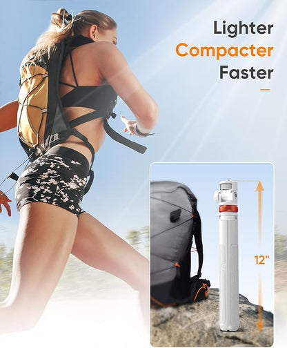 EUCOS 62" Tripod for iPhone, Sturdy Selfie Stick Tripod