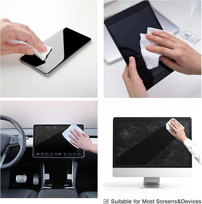 Screen Wipes for Electronics, Car Screen Cleaner, Lens Wipes Individually