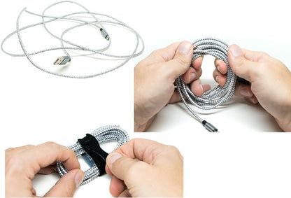 Heaviest Cable Organizer on The Market! Compact and Weighted Desktop Cord