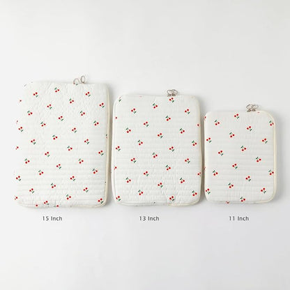 Puffy Laptop Sleeve 13-15.6 Inch Cute Quilted Laptop Protective Case Padded