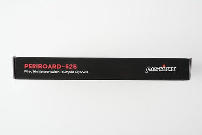 Perixx PERIBOARD-525 US, Wired Mini USB Keyboard