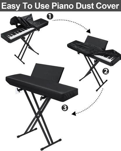 Stretchy Electric Piano Keyboard Covers
