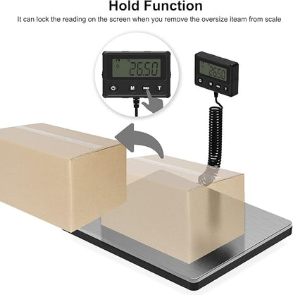 Maxus Shipping Scale 440lb, LCD Digital Postal Scale