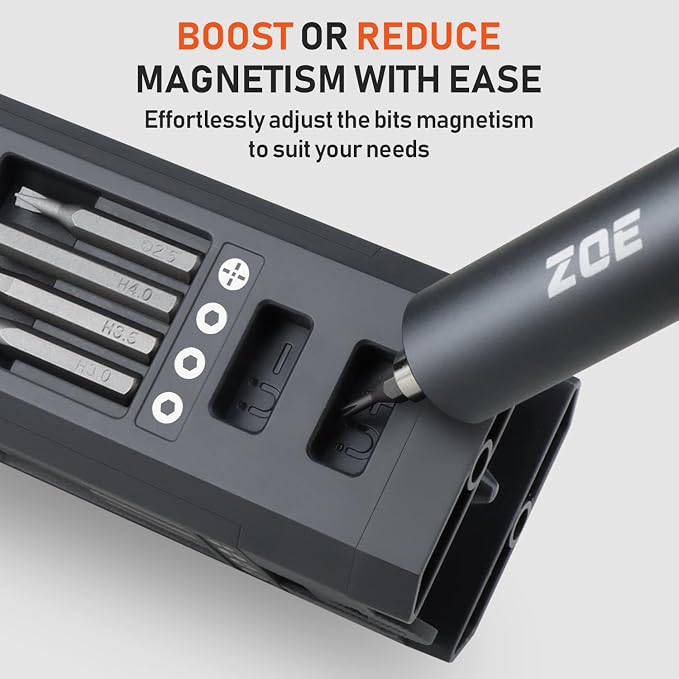 ZOE Electric Screwdriver, Mini Precision Screwdriver Set Cordless Screw driver