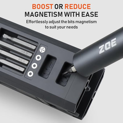 ZOE Electric Screwdriver, Mini Precision Screwdriver Set Cordless Screw driver