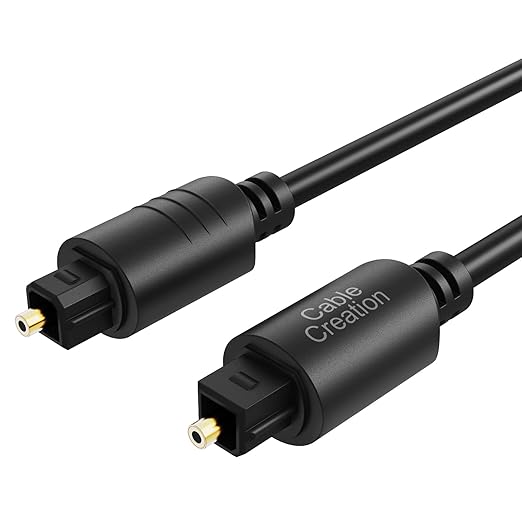 CableCreation Optical Audio Cable, 3 Feet Fiber Optic Cable
