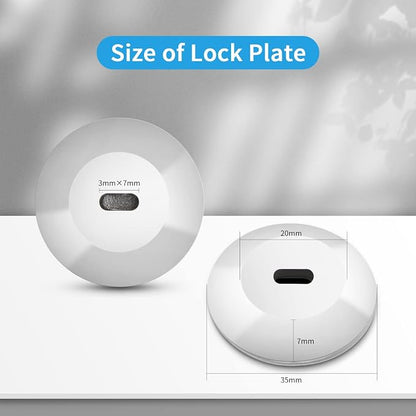 5 Pack Anchor Plate Adhesive Security Plate