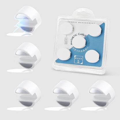 Maveek 5 Sets Magnetic Cable Management Clips