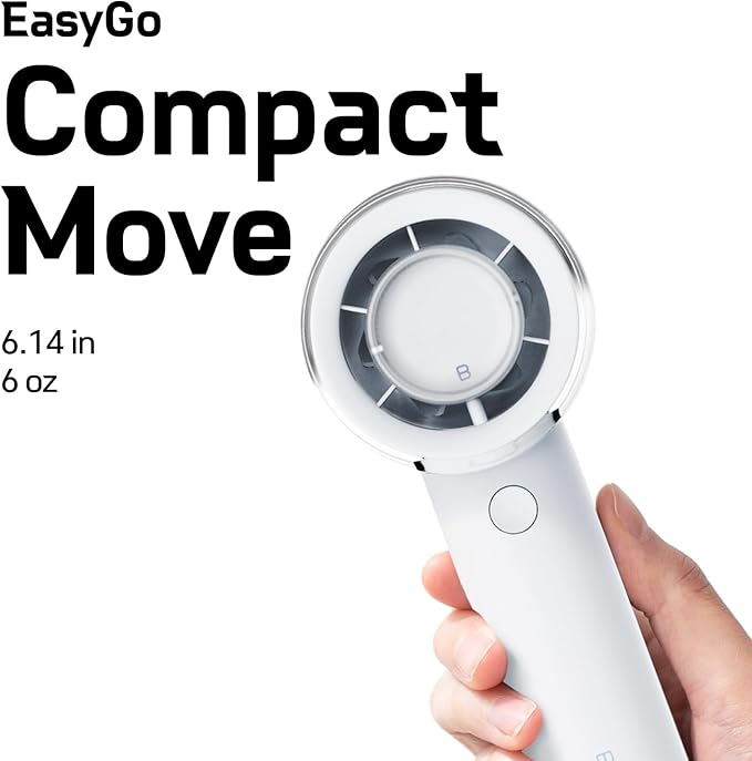 Bluefeel Portable Handheld Turbo Fan, 5-Speed Mini Personal Fan
