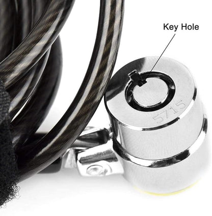I3C Laptop Cable Lock Hardware Security Cable Lock Anti Theft Combination Lock