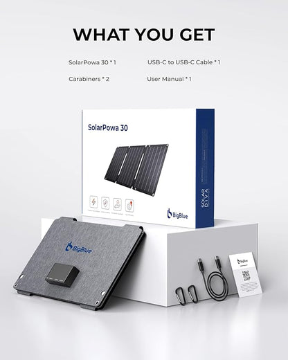 BigBlue 30W Solar Panel Charger