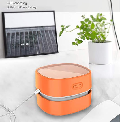 ODISTAR Desktop Vacuum Cleaner, Mini Table dust Sweeper Energy Saving