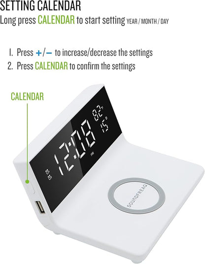 Soundfreaq Charge Rise II, SFQ-20: Digital Alarm Clock,
