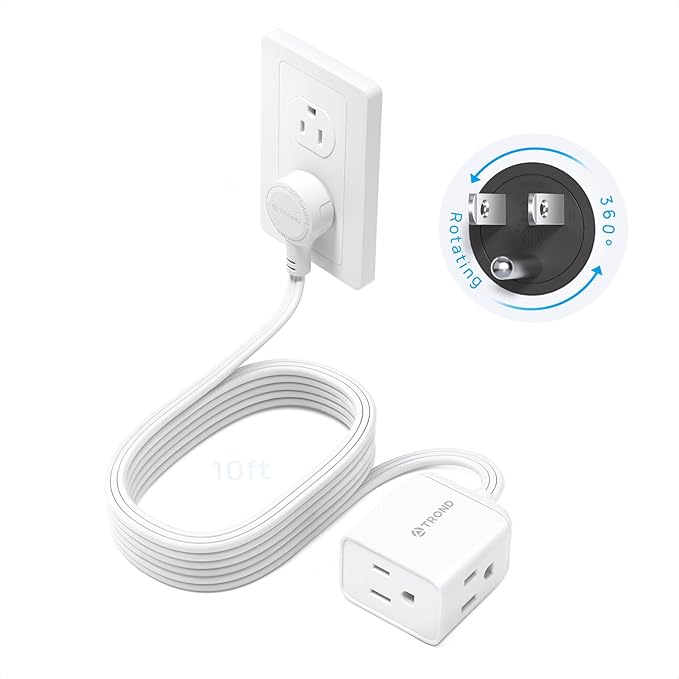 TROND Flat Extension Cord 10ft