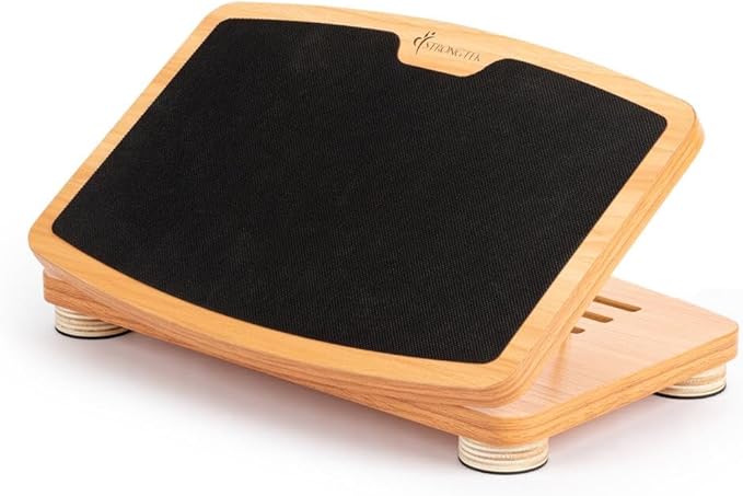 StrongTek Adjustable Wooden Foot Rest