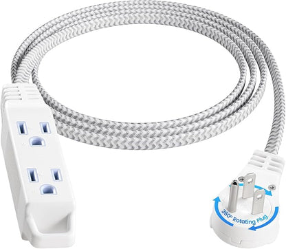 SURAIELEC 6FT Flat Extension Cord