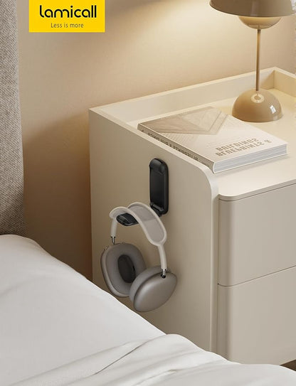 Lamicall Headphone Stand, Sticky Headset Holder