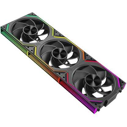 Jungle Leopard Interstellar V2 RS 120mm PC Reverse Blade Case Fan Infinity