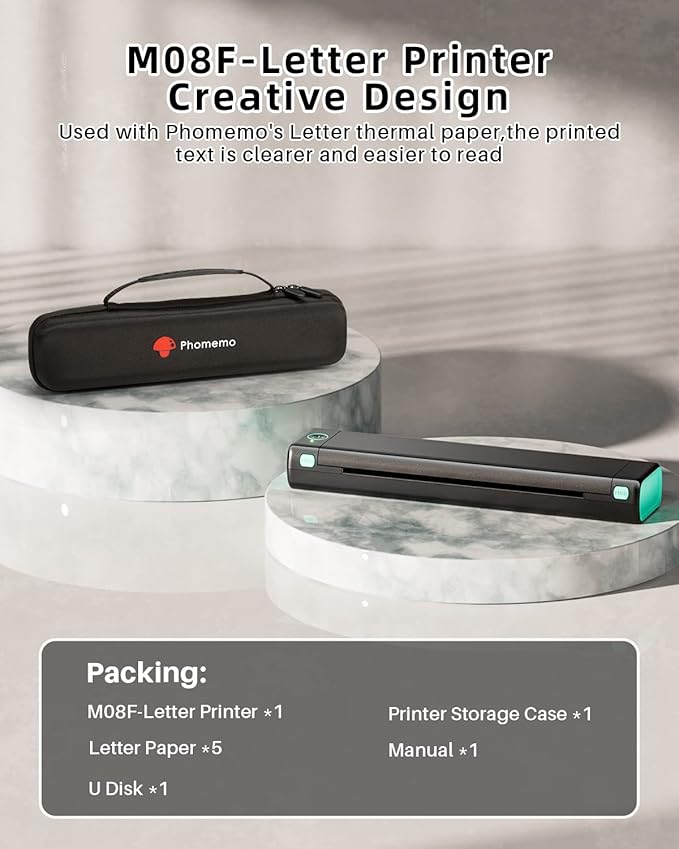 Phomemo Portable Printers Wireless