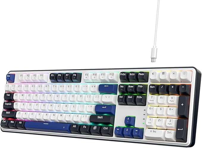 Redragon K689 Wired Gasket RGB Gaming Keyboard, 108 Keys Mechanical Keyboard