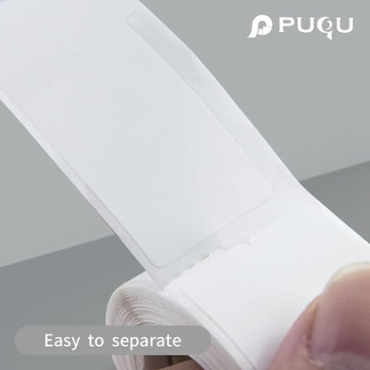 PUQU 30x20mm Direct Thermal Sticker Labels, Self-Adhesive All-Purpose Label