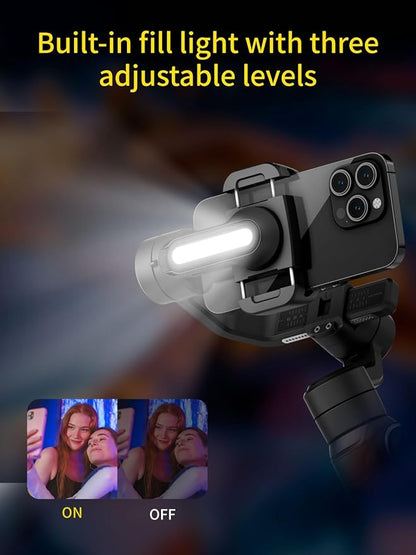 Gimbal Stabilizer for Smartphone, 3-Axis Industry-Standard Gimbal w/360°Rotation