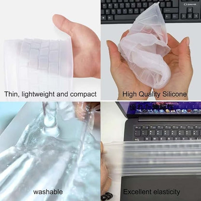 Ultra Thin Desktop PC Silicone Clear Keyboard Cover Skin Protector