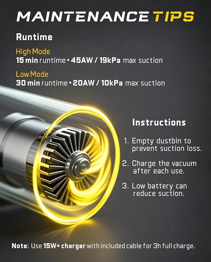 Fanttik Slim V10 APEX Cordless Car Vacuum, 4-in-1 Portable Mini Handheld Vac