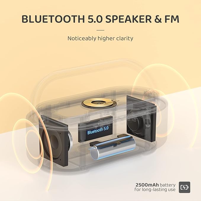 Bluetooth Speaker Alarm Clock