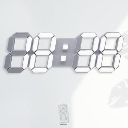 KOSUMOSU Wall Clock 15" 3D LED Digital Clock