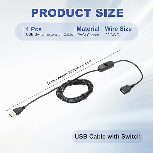 MECCANIXITY USB Extension Cable