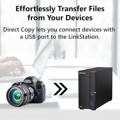 BUFFALO LinkStation 710 2TB 1-Bay NAS Network Attached Storage