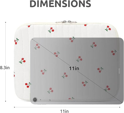 Puffy Laptop Sleeve 13-15.6 Inch Cute Quilted Laptop Protective Case Padded