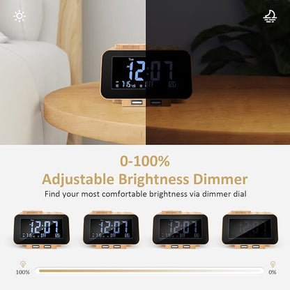 USCCE Digital Alarm Clock Radio