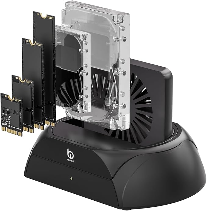 Hard Drive Docking Station, Pcie NVMe Adapter