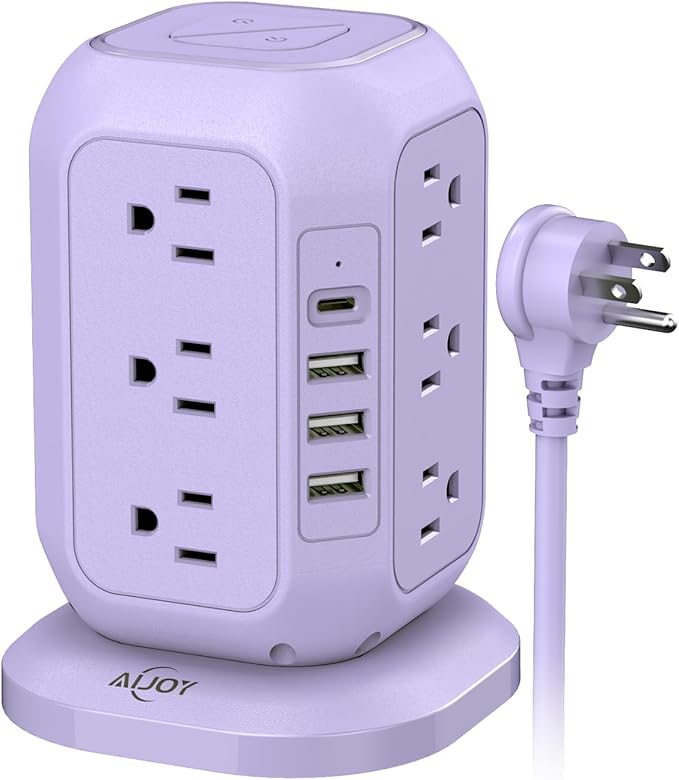 USB C Power Strip Tower, Surge Protector