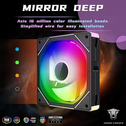 Jungle Leopard Interstellar V1 120mm Case Fan, Infinity Mirror Module
