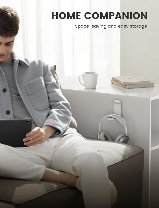 Lamicall Headphone Stand, Sticky Headset Holder