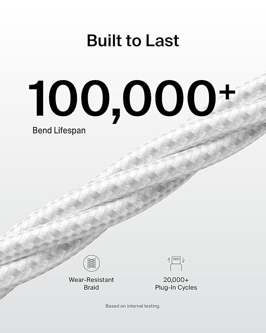 Belkin USB A to USB C Cable 2-Pack, 15W