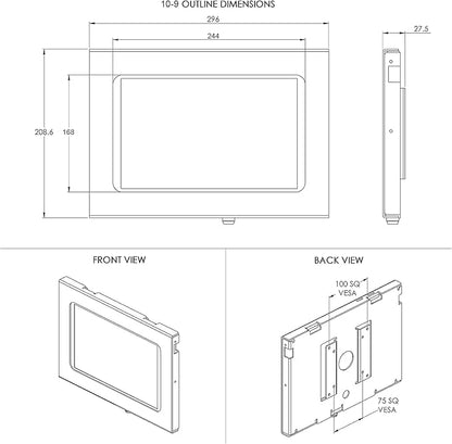 TABcare Locking Security Metal Case