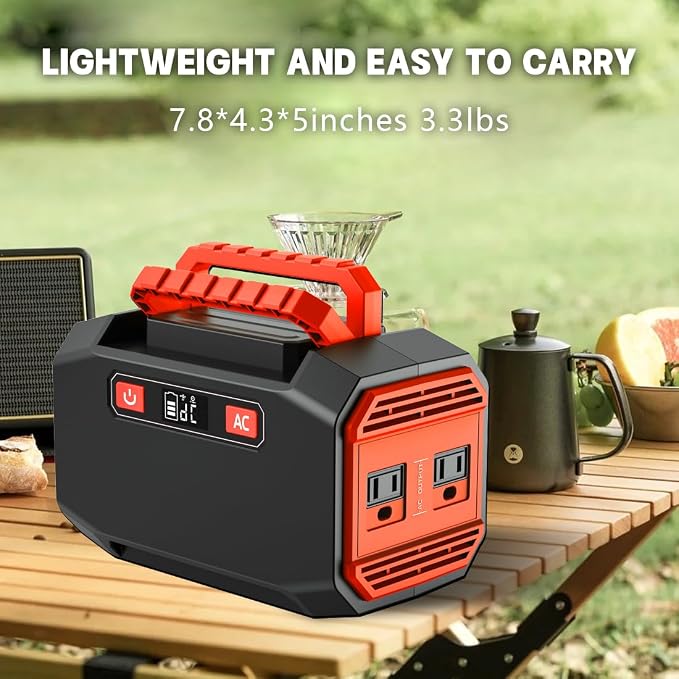 200w Power Station, Portable Solar Generator 36000mAh/133Wh