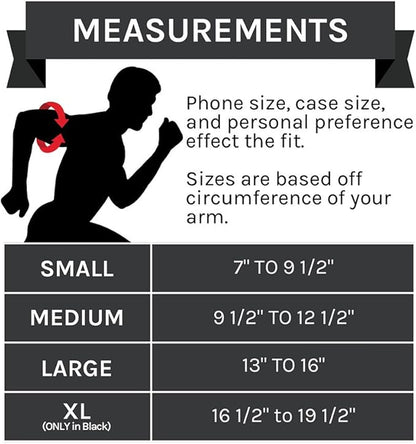 Sprigs Phone Armband Sleeve for iPhone 14, X Galaxy Z, S20 Google Pixel 7