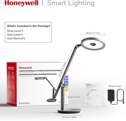 Honeywell Desk Lamp for Home Office, H6 Sunturalux™ Eye-Caring Led Desk Light